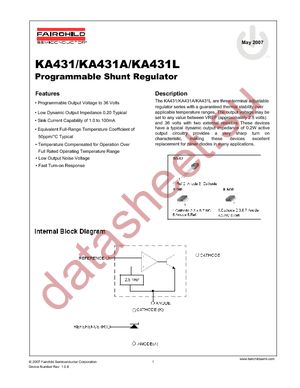 KA431ZTA datasheet  